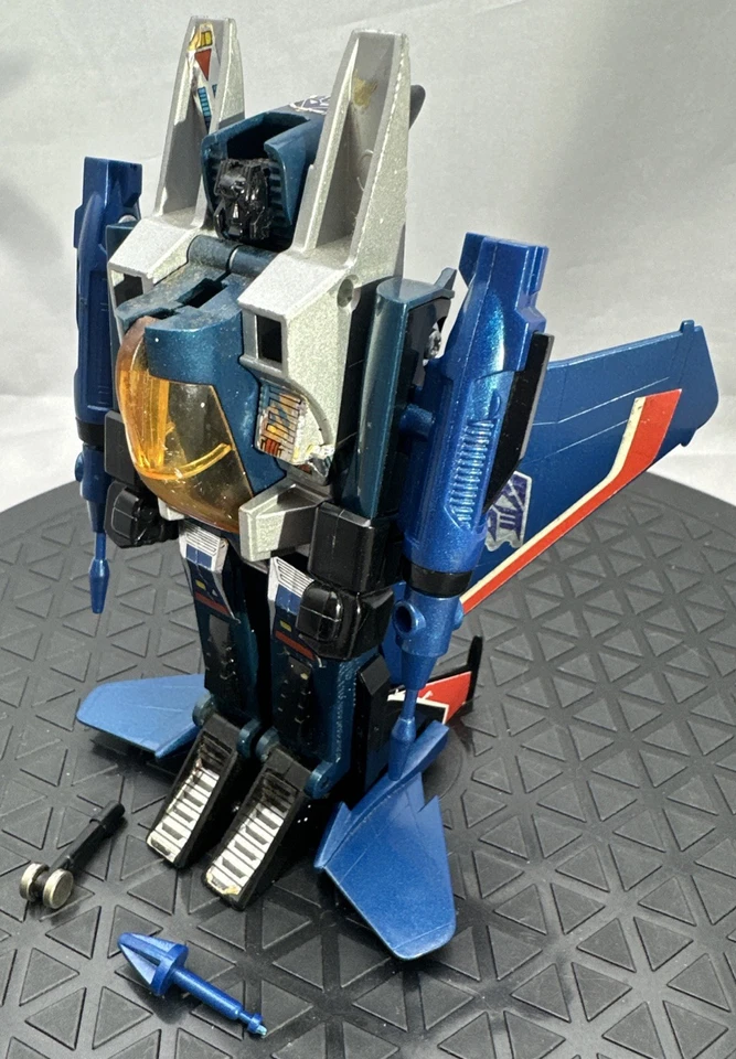 Transformers G1 Decepticon Thundercracker Jet Near Complete Hasbro Takara 1983 - Image 4 of 4