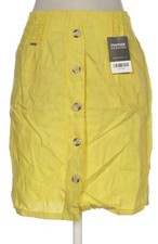 Street One Rock Damen Damenrock Gr. EU 34 Leinen Gelb #r91mmit