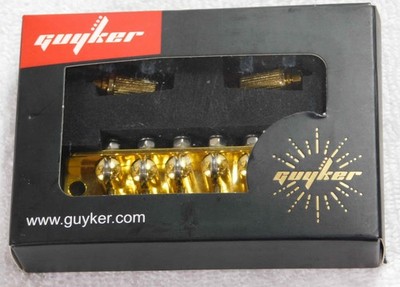 Guyker Mosrite-Style Roller Bridge for 6 String Electric Guitars GM018 Gold NEW