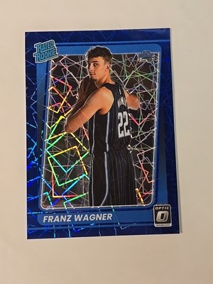 2021-22 Donruss Optic Rated Rookie Franz Wagner #185 Blue Lazer (RC) *