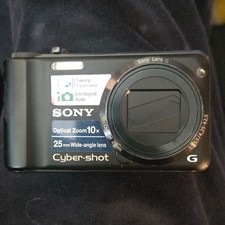 Sony Cyber-Shot DSC-H55 14.1MP Camera 10x Optical Zoom w/2 Batteries and Case