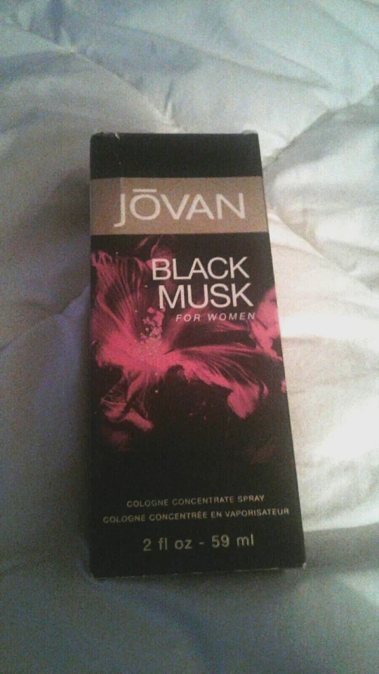 Jovan Black Musk Colonia concentrado spray 59ml/2oz nuevo con caja Foto 2 de 2