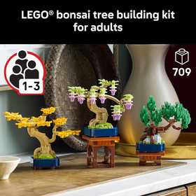 LEGO Botanicals Mini Bonsai Trees 10373 Building Set Adult DIY Home Decor 18+