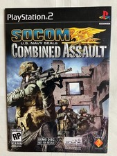 SOCOM U.S. Navy SEALs Combined Assault PS2 Demo Disc New Sealed Sony SCUS-97560