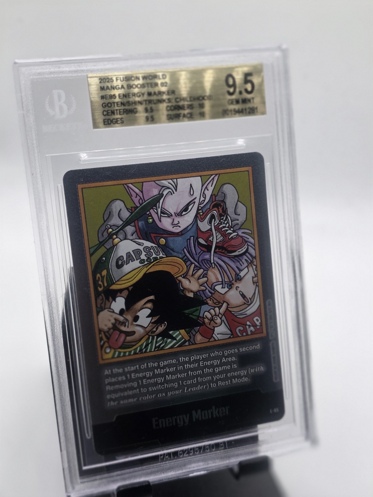 2025 Dragon Ball Super Manga Booster 2 Goten Shin Energy Marker #E-85 BGS 9.5 view 4