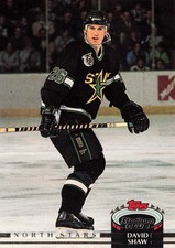 David Shaw #162 1992-93 Stadium Club Minnesota North Stars Hockey