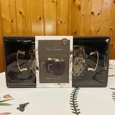 Black Diamond Moscow Mule Mugs Gift Set of 2 Pcs 20 oz