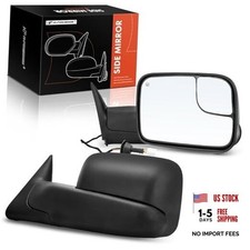 Towing Mirrors Compatible with Dodge Ram 1500 1998-2001, Ram 2500 1998-2002,