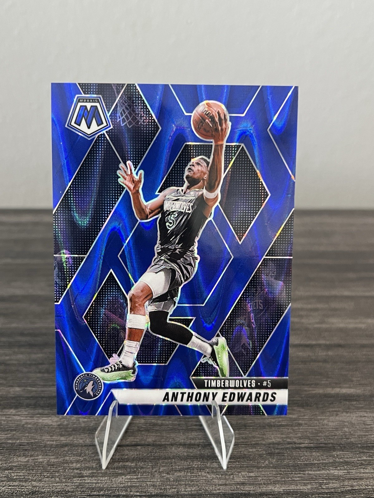2024-25 Panini Mosaic Anthony Edwards #36 Seismic Blue Mosaic Prizm /149 🔥🔥