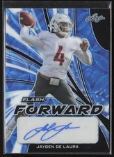 2022 Leaf Flash Jayden De Laura Forward Auto Kaleidoscope Blue /20 #FF-JDL