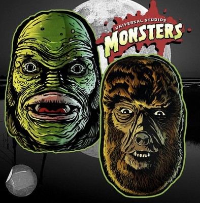 Plush Accent Throw Pillow Cushion Decor Universal Monsters GILL WOLFMAN Creature