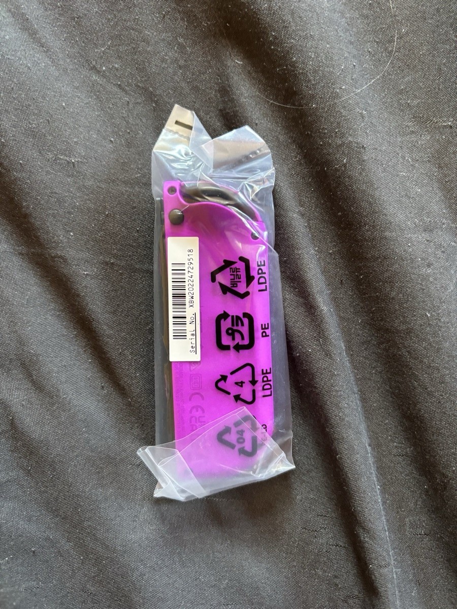 Nintendo Switch Neon Purple Joy-Con with Wrist Strap for sale