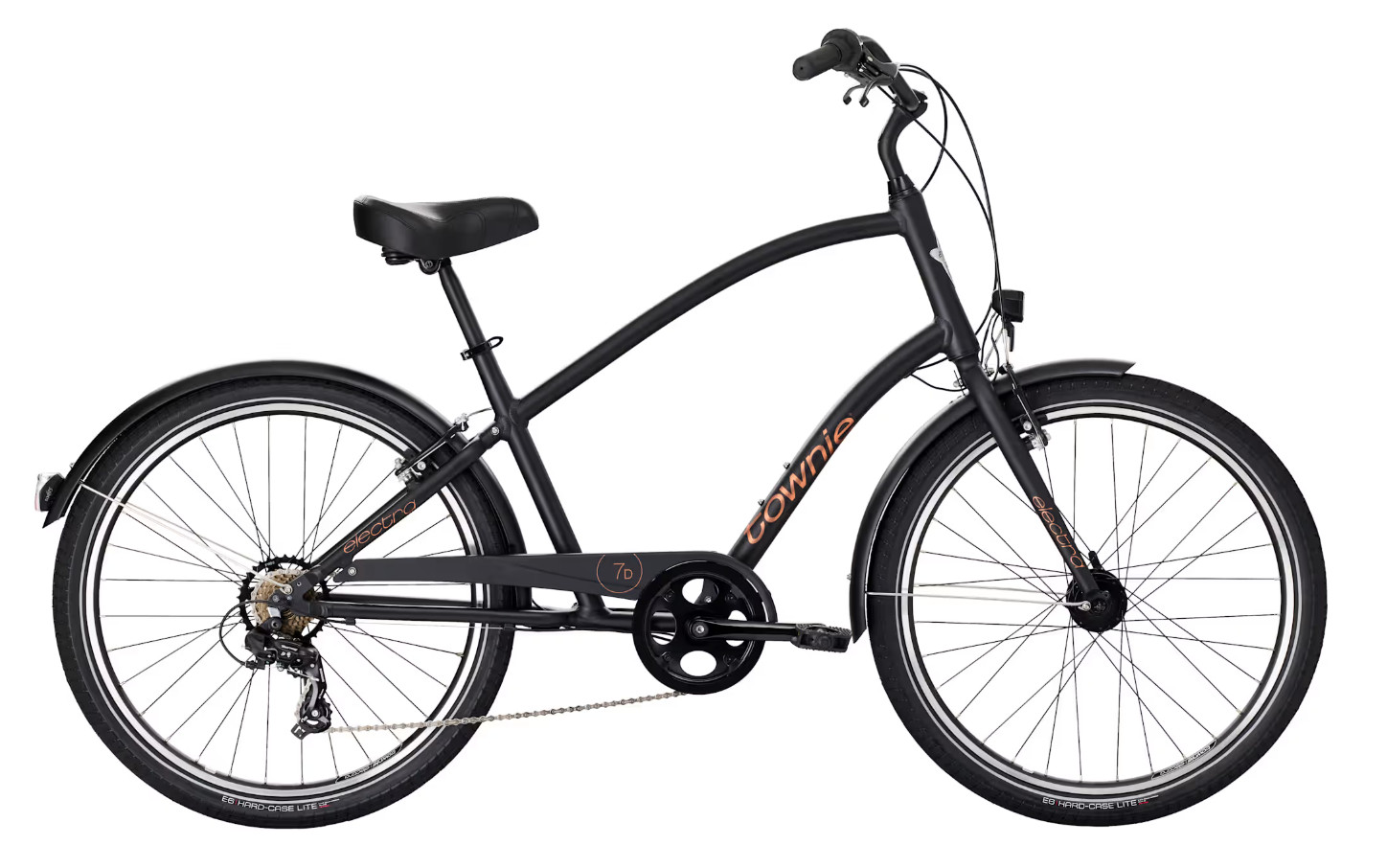 Electra Townie 7D EQ step over cruiser bike Shimano Tourney 1x7 speed rim 26"