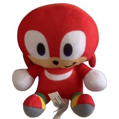 Knuckles Sonic The Hedgehog Big Head Plush 5'' Red Toy Factory Sega