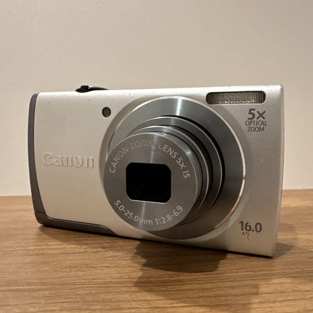 Canon Power Shot A3500IS Silver Compact Digital Camera with Box