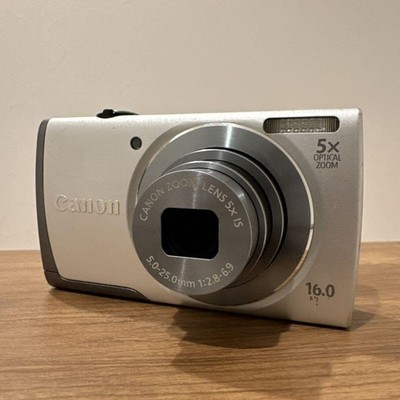 デジタルカメラ Canon Power Shot A3500IS Canon Power Shot A3500IS Silver Compact Digital Camera with Box