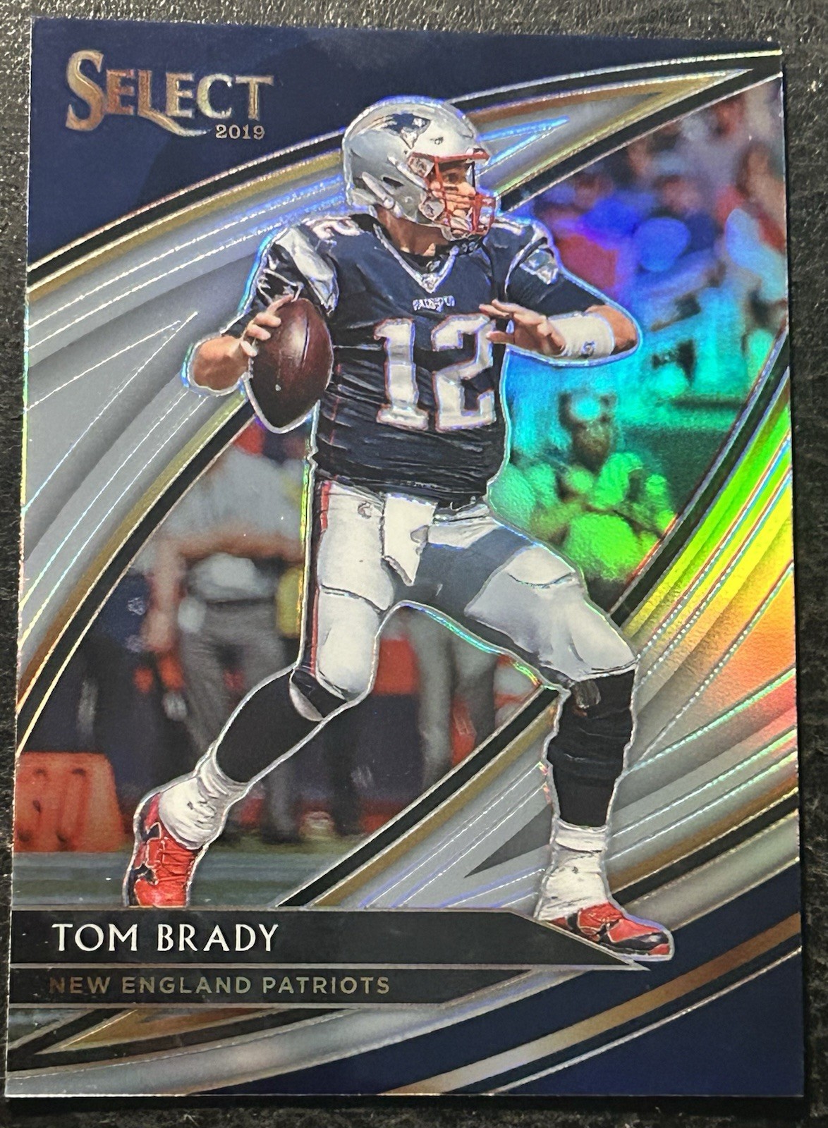 2019 Panini Select - TOM BRADY REFRACTOR SILVER PRIZM Field Level SSP VARIATION