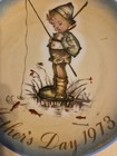 Hummel- Mother’s Day- Plate- 1973 “THE LITTLE FISHERMAN”- Schmid-8" — photo 4