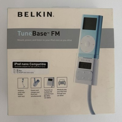 Belkin TuneBase FM  iPod Mini Nano 2004 Listen to IPod or Radio in Car Cord Wire
