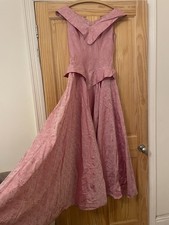 1950s Pink Vintage Dress 26” waist 32” bust