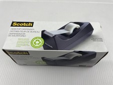 Scotch Desktop Tape Dispenser For 1 in Core, Black Heavy Duty