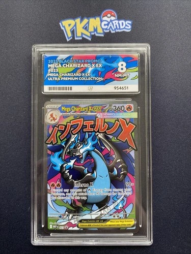 Pokémon TCG Charizard MEP 023 Black Star Promo ACE 8 NM - Mint.