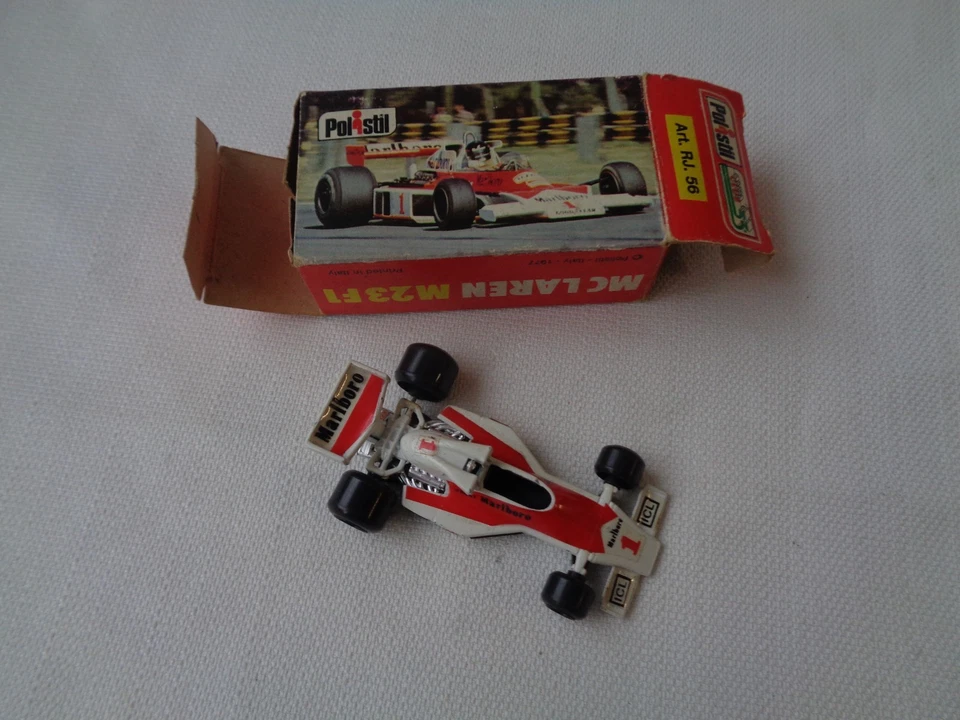 POLISTIL MODELLINO F1  1977 SCALA 1:55  MC LAREN M23 ART.RJ 56 CON SCATOLA - Immagine 2 di 4