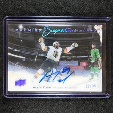 2021-22 Premier Hockey ALEX TUCH 2020-21 Update Signature Pursuit Auto 22/35