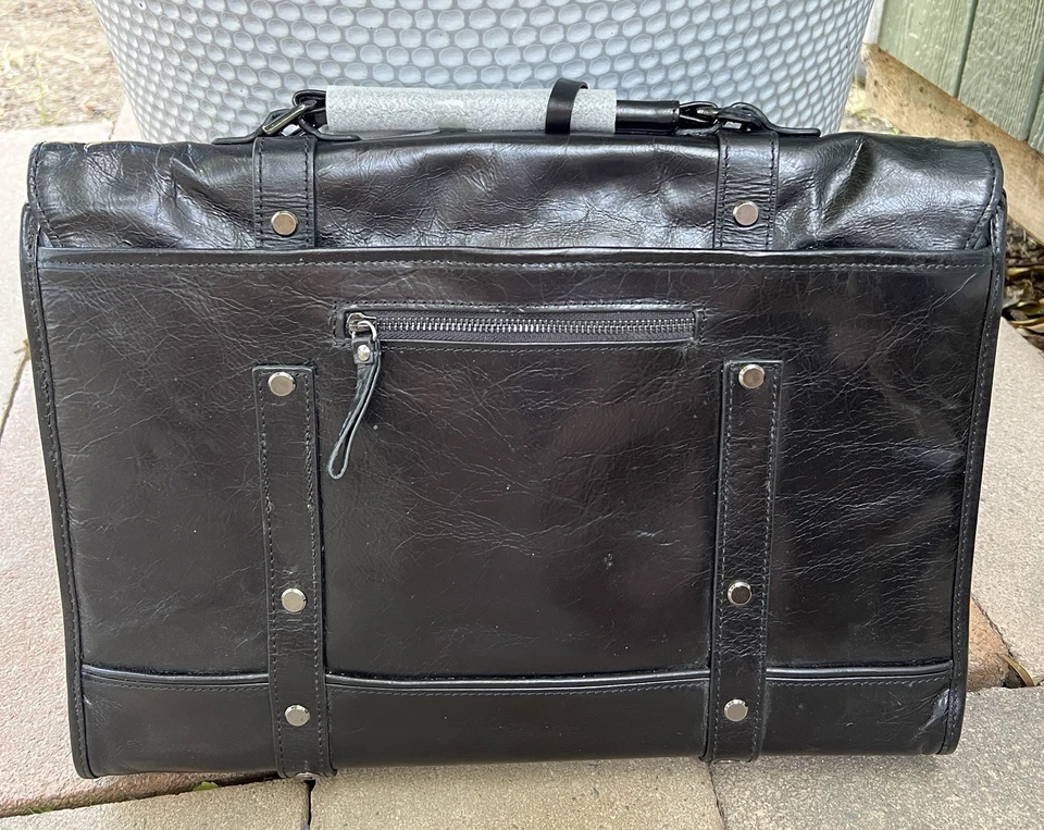 De Colección Kenneth Cole Maletín con Solapa Bolso Mensajero “Una Solapa en la Muñeca” Foto 2 de 4