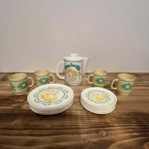 Vintage 1983 Cabbage Patch Kids Tea Service Set