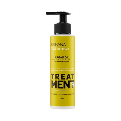 Bobana Leave-In Hair Cream with Argan Oil   Nourishing & Frizz Control