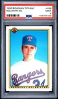 PSA 9 1990 Bowman Tiffany Nolan Ryan - Texas Rangers