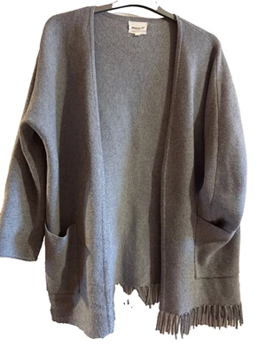 MAISON 123 veste gilet gris oversize taille S ou 38 /40 - Photo 1/4