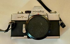 Minolta SRT101 Camera With Leather Case Excellent Condition untested