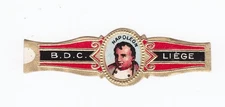 1 cigar bands Napoleon Bdc Liege