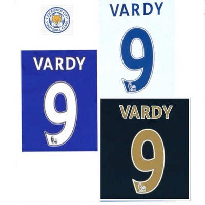 レスター・シティ VARDY 9 正規品 2019-20 Leicester Home Shirt Vardy #9 - 9/10 - (M)