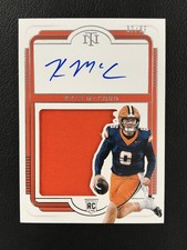 2025 National Treasures Collegiate #126 Kyle McCord RC ON-CARD AUTO PATCH /99