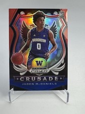 2020 Panini Prizm Draft Picks Jaden McDaniels #91 Red White and Blue Washington