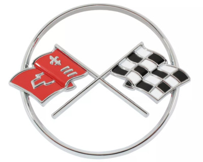 NEW Trim Parts Front Nose Emblem / FOR 1962 CHEVY C2 CORVETTE STING RAY / 5205