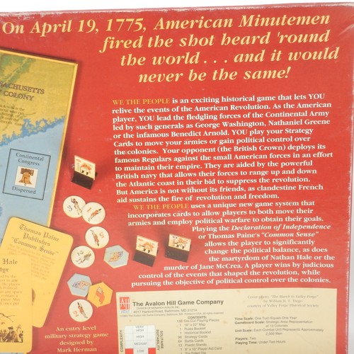 We the People - Avalon Hill Brettspiel 1993 ENGLISCH - Sehr Gut - Picture 5 of 17