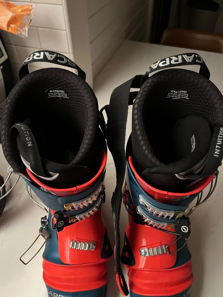 Scarpa TX Pro Telemark Lyons ski boot, Men’s size 30.0, very gently