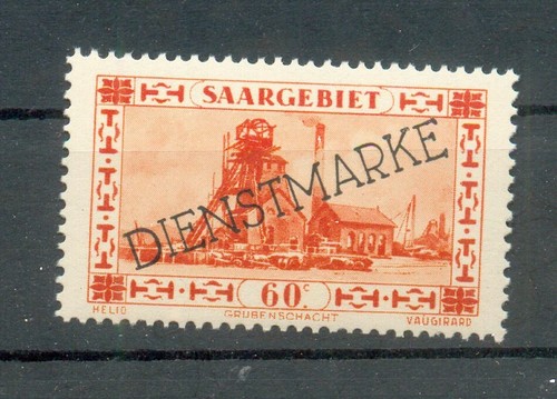 Saar Servizio 29XIV Abart** MNH Mint (72409