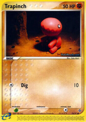 Pokemon - Trapinch - 78/97 - Common - EX Dragon - NM - Picture 1 of 1