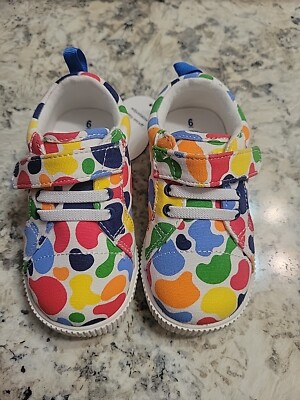 NWT Wonder Nation Girls Tennis Shoes Toddler Size Canvas