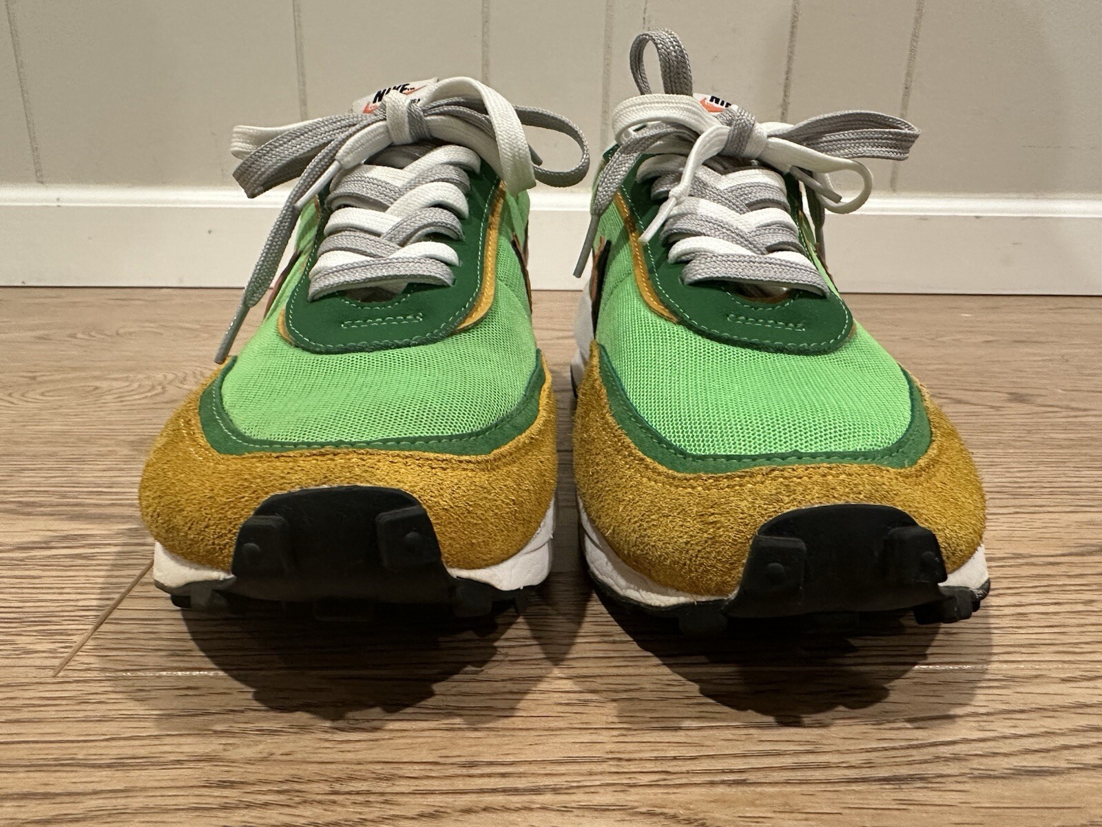 SACAI X NIKE Nike Sacai x LDWaffle Green Gusto taglia 9 5 uomo arancione giallo 2019 BV0073 300