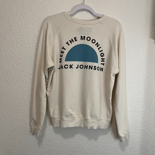 Jack Johnson Crewneck Sweatshirt Mens Size S Long Sleeve Meet The Moonlight - 第 4/10 張圖片