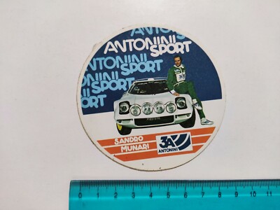 Autocollant Vintage Antonini Sport Tennis - Sticker Années 80 - Original Neuf