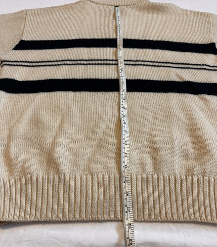 Vintage GANT U.S.A 100% Wool Knitted Jumper Classic Half Zip Sweater NWT Size M - Picture 7 of 9