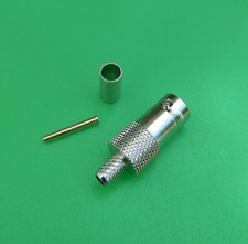  2 PKS BNC Female Crimp for RG58 RG142 RG400 LMR195 Cable - USA Seller
