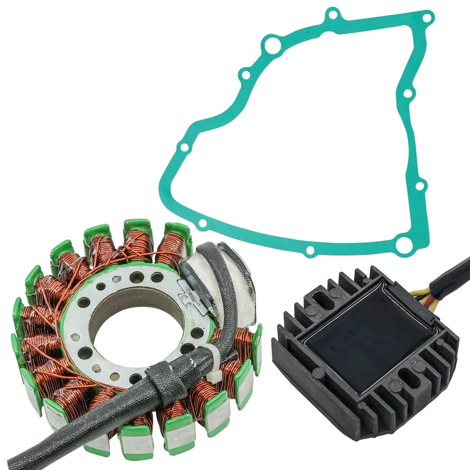 Junta de estator e regulador para Suzuki Quadrunner 160 LT160E 1989 1990 1991 1992 - Imagem 4 de 4